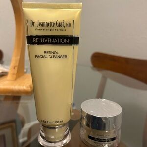 Dr. Jeannette Graf Retinol Facial Cleanser and Eye Cream